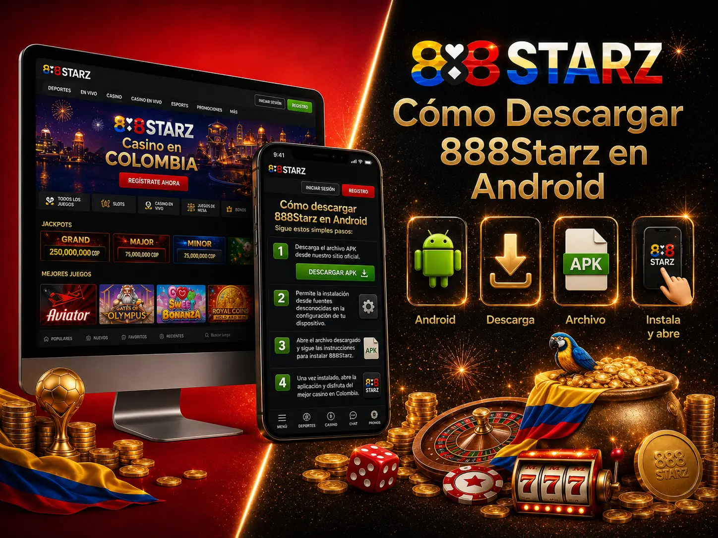 Cómo Sescargar 888Starz en Android