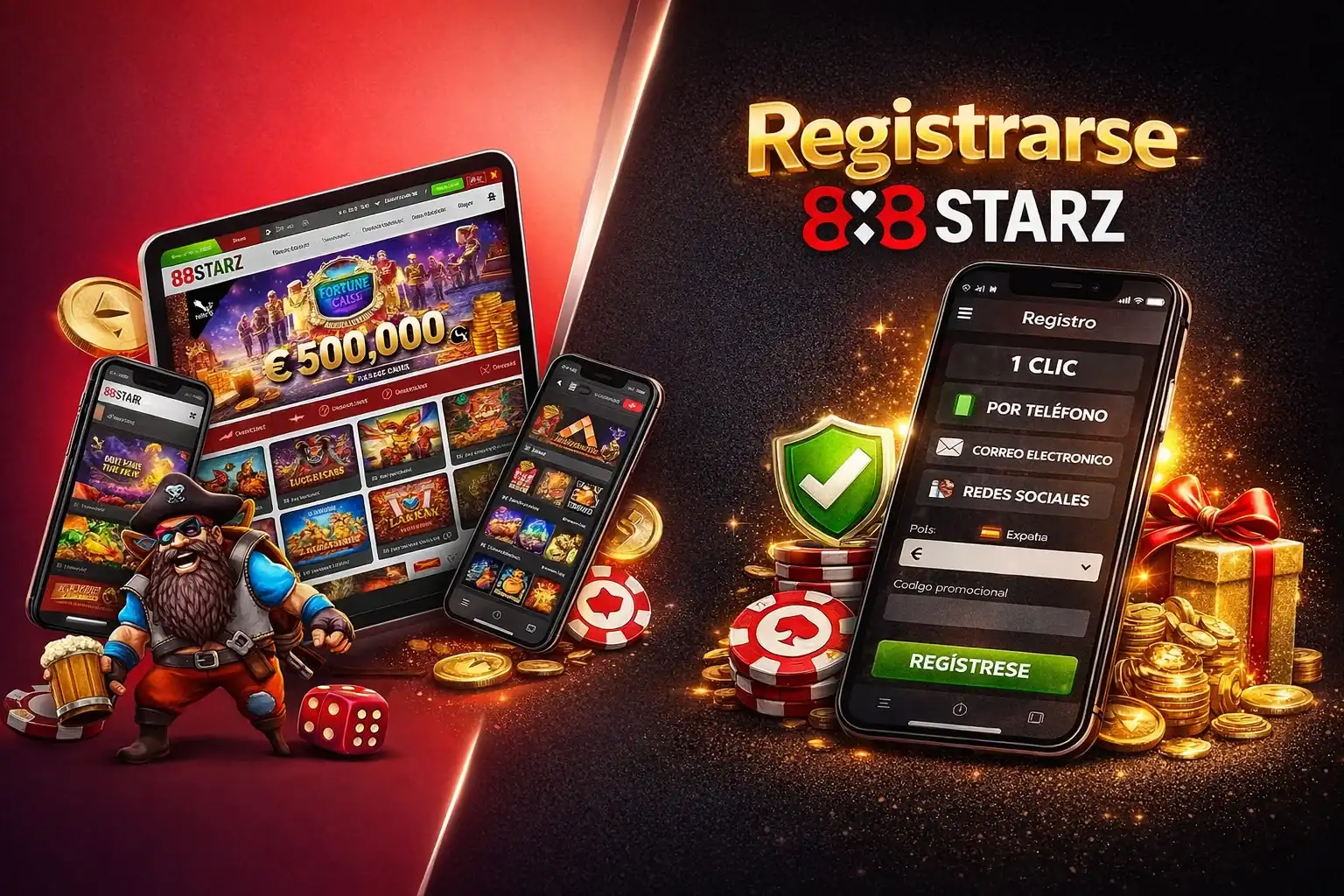 Registro en la Plataforma Casino 888Starz