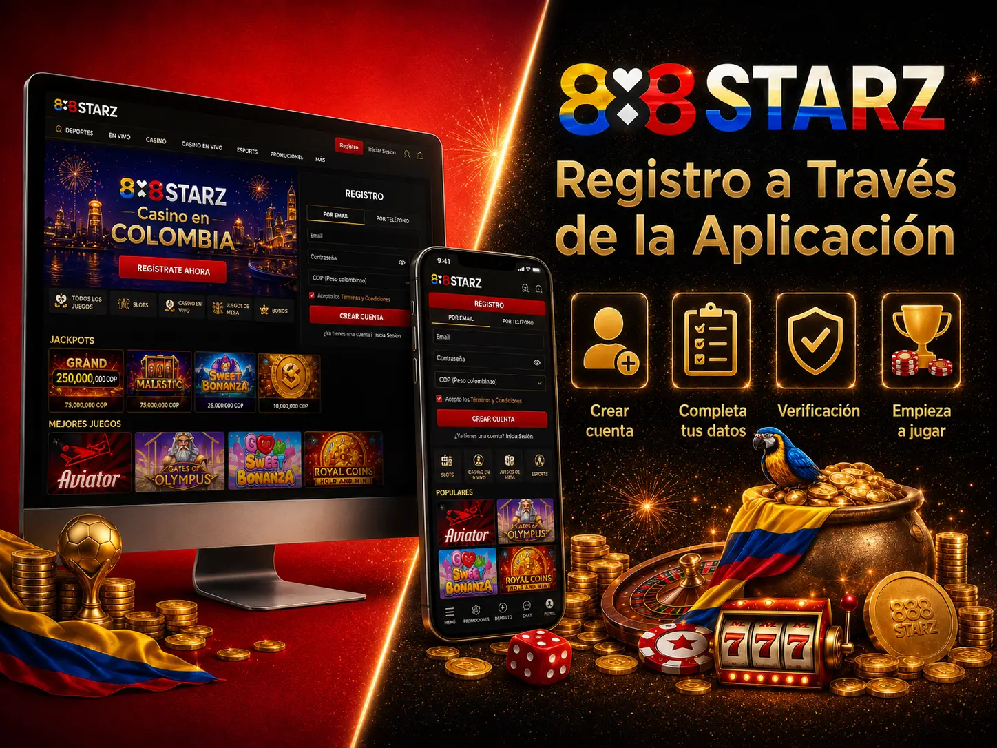 Registro a Través de la Aplicación
