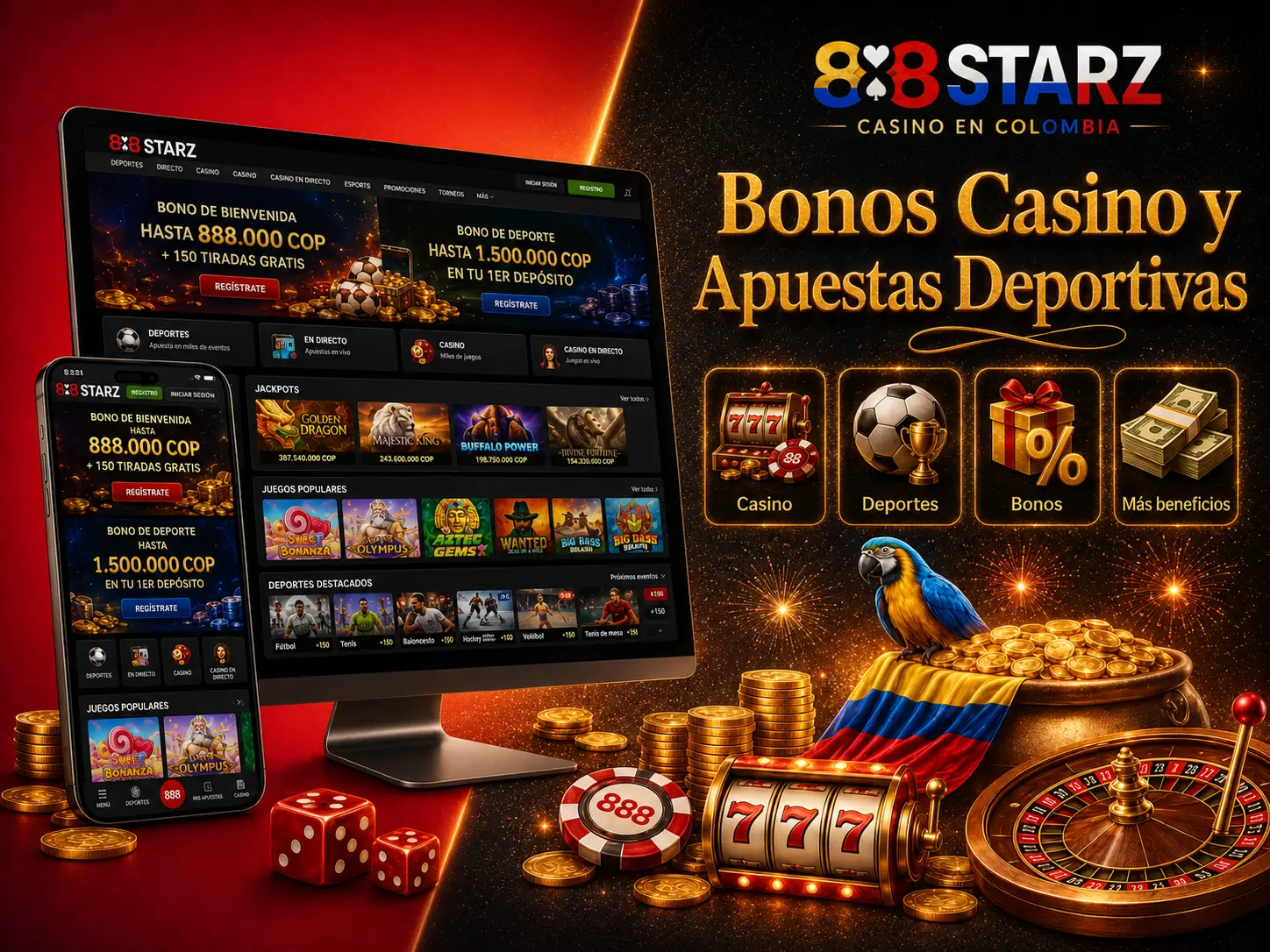 Bonos para Casino y Apuestas Deportivas