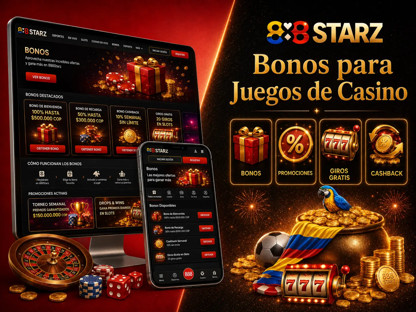 Bonos para Juegos de Casino
