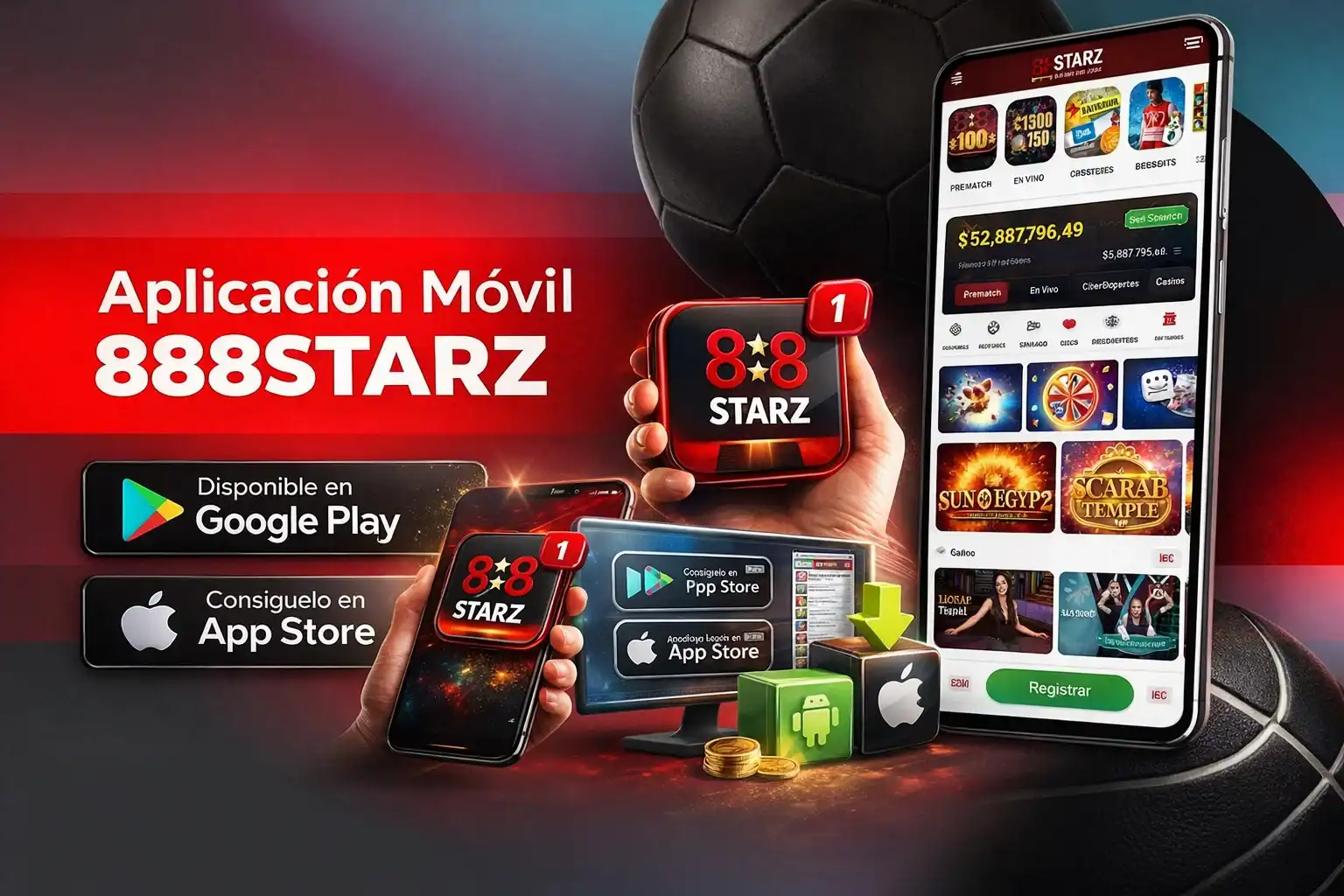 Acceso Desde Dispositivos Móviles A 888Starz Colombia